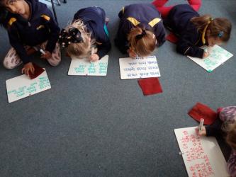 working hard at learning consonant digraphs