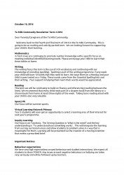 TE MIHI TERM 4 2016 Page 1