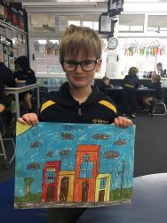 02 This is an example of the 3D art work Grayson has been doing